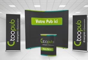 Download Ctoopub Enseigne Communication 65 Aureilhan Tarbes PSD Mockup Templates